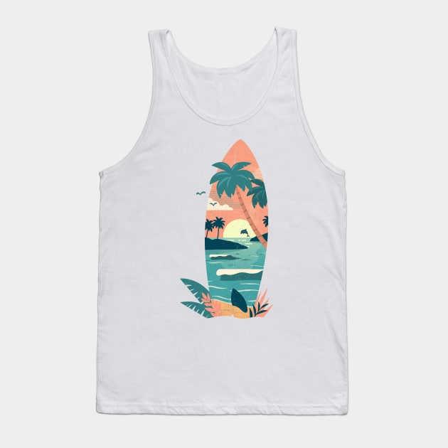 Make Waves Tank Top by TheChild